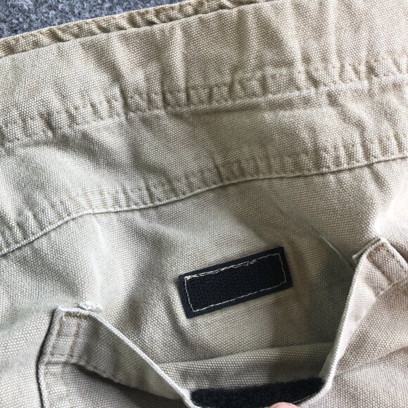 Prana Pants Mens Large Tan Belted Vintage Y2K Gorpcore Hiking Made USA Pockets - Picture 12 of 14